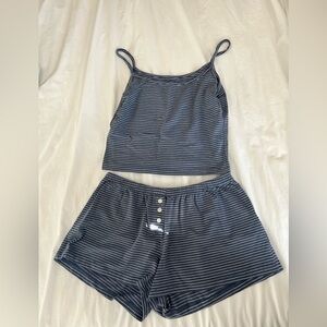 BRAND NEW brandy Melville striped pj set - so cute